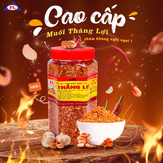 [1 KG] Muối tôm Tây Ninh cao cấp Thắng Lợi loại đặc biệt